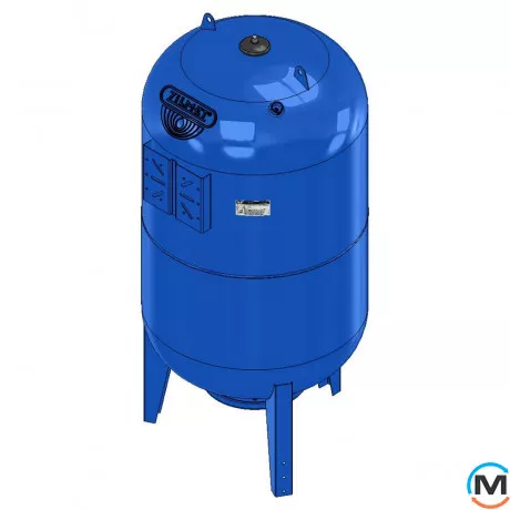 Расширительный бак Zilmet 16 бар ULTRA-PRO 200 л 1 1/2”G вертикальный, Диаметр резьбы: 1 1/2", Объем (л): 200, Исполнение: Вертикальный, Макс.Давление(бар): 16, фото 