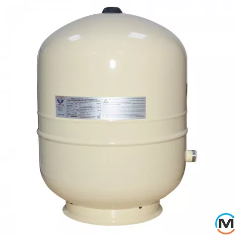 Розширювальний бак Zilmet HYDRO-PLUS 105 л 1 1/4” нерж.штуцер NPT, Діаметр різьблення: 1 1/4", Об'єм (л): 105, Виконання: Вертикальний, Колір: Бежевий, фото 