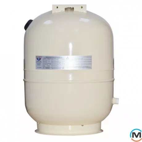 Розширювальний бак Zilmet HYDRO-PLUS 80 л 1” NPT вертикальний, кронштейн зверху, Діаметр різьблення: 1", Об'єм (л): 80, Виконання: Вертикальний, Колір: Бежевий, фото 