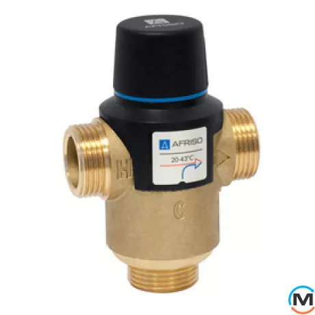 Термостатичний клапан Afriso ATM883 G 1 1/4" DN 25 35-60°C kvs4,2, фото 