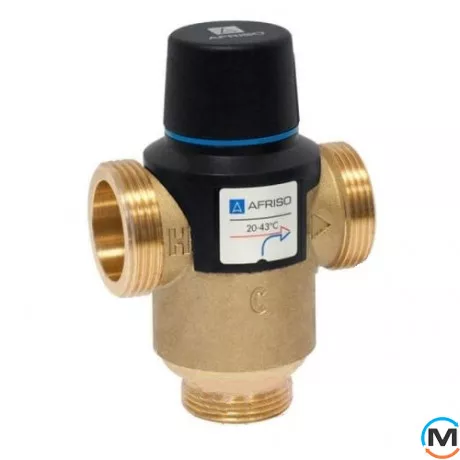 Термостатичний клапан Afriso ATM761 G 1" DN 20 20-43 ° C kvs3,2, фото 