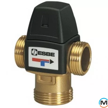 Термостатичний клапан ESBE VTA 322 зовн. 1/2" 20-43 ° С kvs 1.2 для ГВП, фото 
