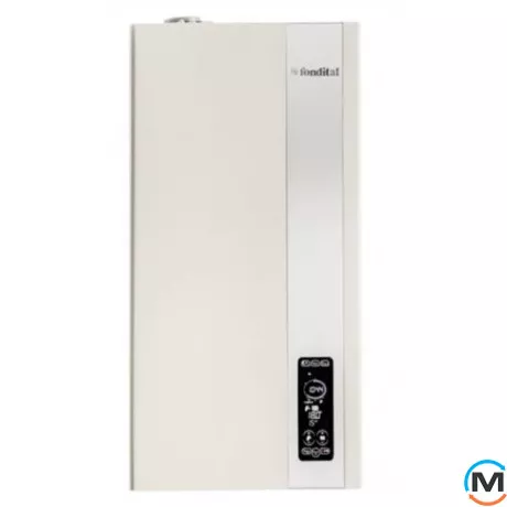 Газовый котел с трехходовым клапаном 1-контурный FONDITAL KITU22KU24 ITACA CONDENSING KRB 24, Тип котла: Газовый конденсационный, Тепловая мощность (кВт): 23, Встроенный бойлер: Нет, Количество контуров: 3, фото 