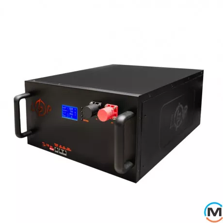 Аккумулятор LogicPower LP LiFePO4 25,6V - 230 Ah (5888Wh) (BMS 200A/100А) пластик LCD Smart BT, фото , изображение 2