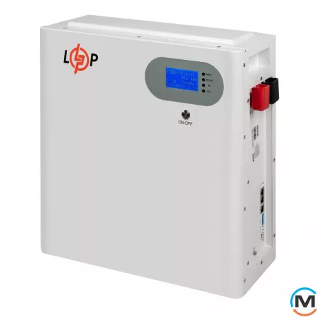 Аккумулятор LogicPower LP LiFePO4 51,2V - 100 Ah 5120Wh (Smart BMS 100A) с LCD WAB RS485/CAN, фото , изображение 4
