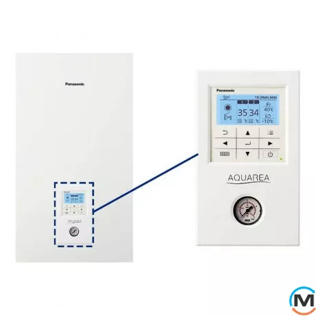 Тепловий насос повітря-вода Panasonic T-CAP Silent KIT-WQC16H9E8 (WH-UQ16HE8/WH-SQC16H9E8), фото , зображення 6