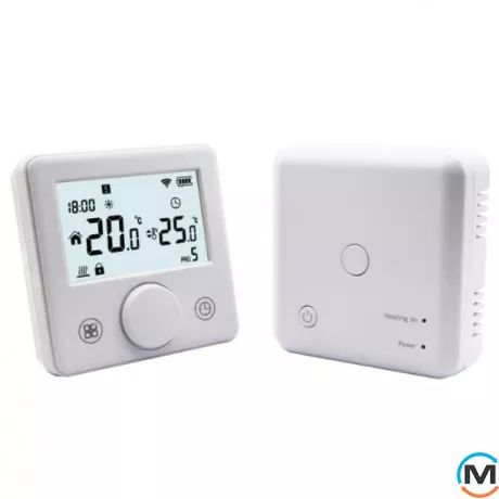 Термостат бездротовий WiFi Tervix Pro Line для газового/електричного котла, білий, Колір: Білий, фото , зображення 2