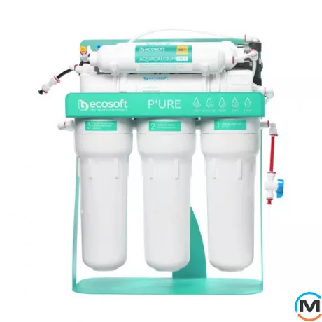 Фильтр обратного осмоса Ecosoft P'URE AquaCalcium MINT с помпой на станине, фото 