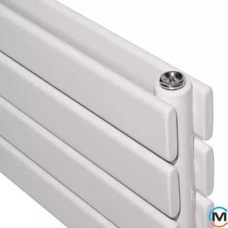 Горизонтальный дизайнерский радиатор отопления ARTTIDESIGN Livorno II G 4/272/1400/50 белый матовый, фото , изображение 3