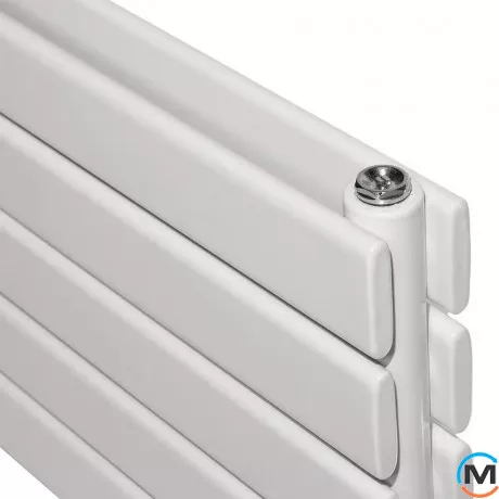 Горизонтальный дизайнерский отопительный радиатор ARTTIDESIGN Livorno II G 5/340/1800/50 белый матовый, фото , изображение 3