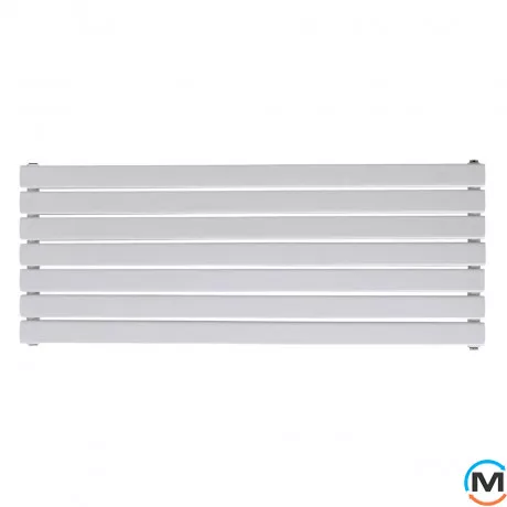 Дизайнерський горизонтальний радіатор опалення ARTTIDESIGN Livorno II G 7/476/1600/50 білий матовий, фото 