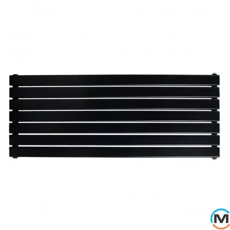 Горизонтальный дизайнерский радиатор отопления ARTTIDESIGN Livorno II G 7/476/1800/50 черный матовый, фото 