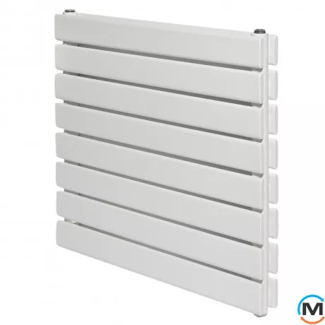 Дизайнерський горизонтальний радіатор опалення ARTTIDESIGN Livorno II G 8/544/1200 білий матовий, фото 