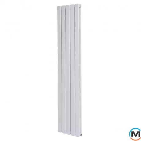 Дизайнерский вертикальный радиатор отопления ARTTIDESIGN Livorno II 5/1200/340/50 белый матовый, фото 