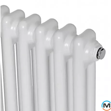 Вертикальний радіатор опалення ARTTIDESIGN Bari II 10/1800/470/50 білий матовий, Підключення радіатора: Нижнє, Виконання: Вертикальний, Колір: Білий, Висота (мм): 1800, Ширина (мм): 470, Кількість рядів: 2, фото , зображення 3