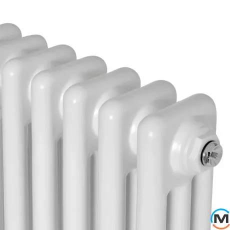 Вертикальний радіатор опалення ARTTIDESIGN Bari III 10/1500/470/50 білий матовий, Підключення радіатора: Нижнє, Виконання: Вертикальний, Колір: Білий, Висота (мм): 1500, Ширина (мм): 470, Кількість рядів: 3, фото , зображення 3