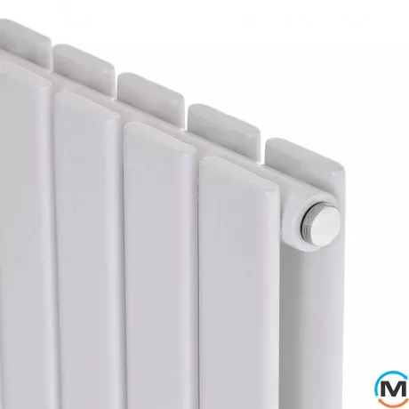 Вертикальный радиатор отопления ARTTIDESIGN Livorno II 6/1400/408/50 белый матовый, фото , изображение 3