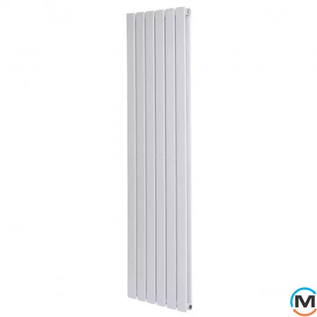 Вертикальный радиатор отопления ARTTIDESIGN Livorno II 6/1800/408/50 белый матовый, фото 