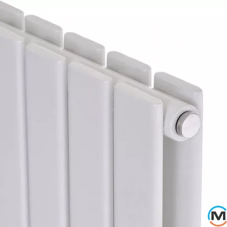 Вертикальный дизайнерский радиатор отопления ARTTIDESIGN Livorno II 7/1400/476/50 белый матовый, фото , изображение 3