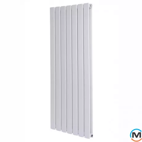 Вертикальный дизайнерский радиатор отопления ARTTIDESIGN Livorno II 7/1200/476/50 белый матовый, фото 