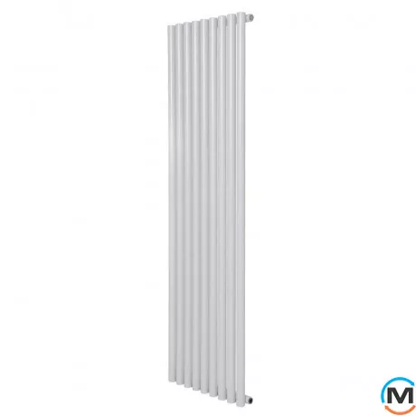Вертикальный радиатор отопления ARTTIDESIGN Matera 9/1800/531/50 белый матовый, Подключение радиатора: Нижнее, Цвет: Белый, Кол-во секций: 9, фото , изображение 2