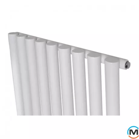 Вертикальный радиатор отопления ARTTIDESIGN Matera 9/1800/531/50 белый матовый, Подключение радиатора: Нижнее, Цвет: Белый, Кол-во секций: 9, фото , изображение 3