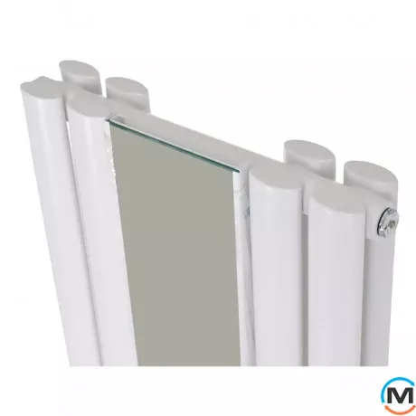 Вертикальный дизайнерский радиатор отопления ARTTIDESIGN Rimini II M 4/1800/382/50 белый матовый, Цвет: Белый, Высота (мм): 1800, Количество рядов: 2, Длина (мм): 382, фото , изображение 3