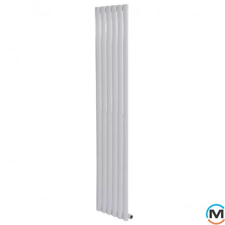 Вертикальный дизайнерский радиатор отопления ARTTIDESIGN Rimini 6/1800/354/50 белый матовый, Цвет: Белый, Высота (мм): 1800, Количество рядов: 1, Длина (мм): 354, фото , изображение 2