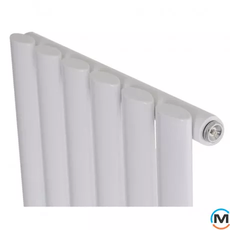 Вертикальный дизайнерский радиатор отопления ARTTIDESIGN Rimini 6/1800/354/50 белый матовый, Цвет: Белый, Высота (мм): 1800, Количество рядов: 1, Длина (мм): 354, фото , изображение 3