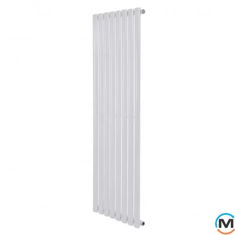 Вертикальный дизайнерский радиатор отопления ARTTIDESIGN Rimini 8/1500/472/50 белый матовый, Цвет: Белый, Высота (мм): 1500, Количество рядов: 1, Длина (мм): 472, фото 