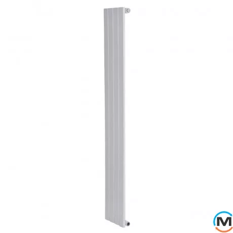 Вертикальний радіатор опалення ARTTIDESIGN Terni 4/1800/236/50 білий матовий, Підключення радіатора: Нижнє, Колір: Білий, Висота (мм): 1800, Кількість рядів: 1, Довжина (мм): 236, фото , зображення 2