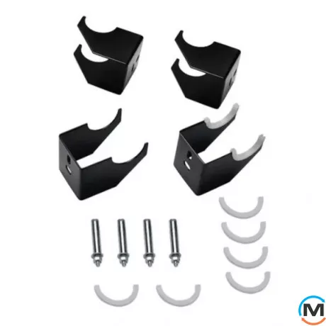 Вертикальный дизайнерский радиатор отопления ARTTIDESIGN Terni 4/1800/236/50 черный матовый, Підключення радіатора: Нижнє, Колір: Чорний, Висота (мм): 1800, Кількість рядів: 1, Довжина (мм): 236, фото , зображення 4