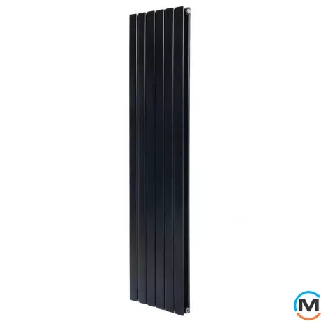 Радиатор ARTTIDESIGN Livorno II 6/1800/408 черный матовый вертикальный дизайнерский, фото 