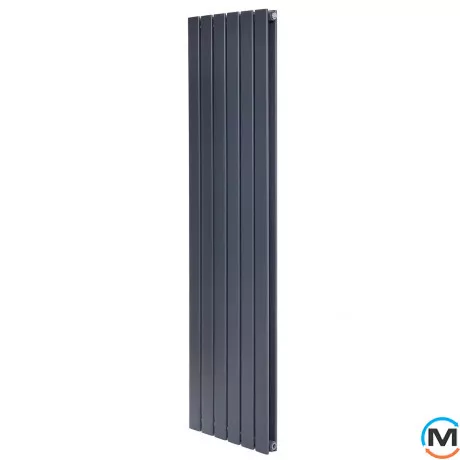 Радиатор ARTTIDESIGN Livorno II 6/1800/408/50 серый матовый вертикальный дизайнерский, фото 