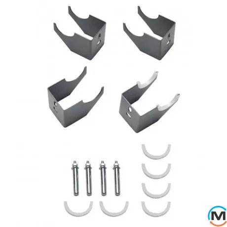 Радіатор ARTTIDESIGN Livorno II 6/1800/408 сірий вертикальний матовий дизайнерський, фото , зображення 4