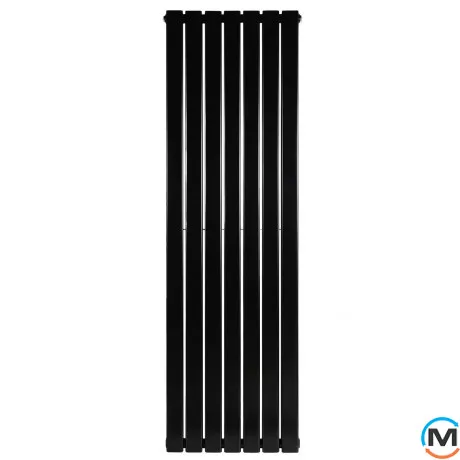 Радиатор ARTTIDESIGN Livorno II 7/1800/476 черный матовый вертикальный дизайнерский, фото , изображение 2