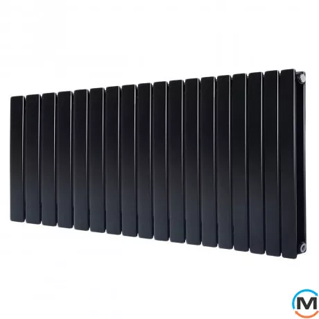 Радиатор ARTTIDESIGN Livorno II G 18/500/1224/50 черный матовый горизонтальный дизайнерский, фото 
