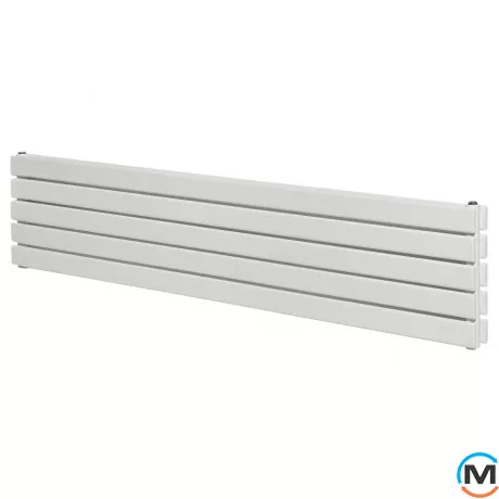 Радіатор ARTTIDESIGN Livorno II G 5/340/1600/50 білий матовий горизонтальний дизайнерський, фото 