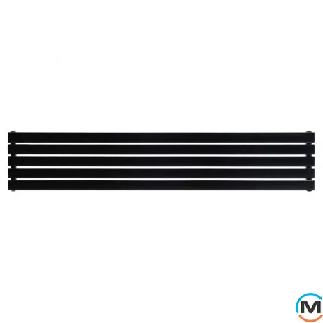 Радиатор ARTTIDESIGN Livorno II G 5/340/1800/50 черный матовый горизонтальный дизайнерский, фото , изображение 2
