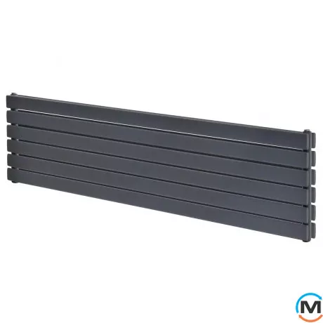 Радиатор ARTTIDESIGN Livorno II G 6/408/1800 серый матовый горизонтальный дизайнерский, фото 