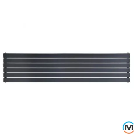 Радиатор ARTTIDESIGN Livorno II G 6/408/1800 серый матовый горизонтальный дизайнерский, фото , изображение 2