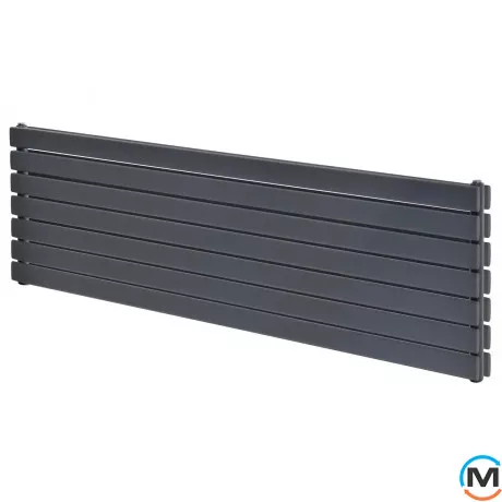 Радиатор ARTTIDESIGN Livorno II G 7/476/1600/50 серый матовый горизонтальный дизайнерский, фото 