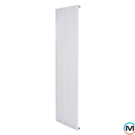 Радіатор ARTTIDESIGN Lucca 10/1800/456/50 білий матовий дизайнерський вертикальний, Колір: Білий, Ширина (мм): 456, Кількість секцій: 10, фото 