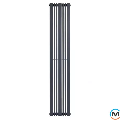Радіатор ARTTIDESIGN Lucca 7/1800/324/50 сірий матовий дизайнерський вертикальний, Колір: Сірий, Ширина (мм): 324, Кількість секцій: 7, фото , зображення 2