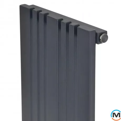 Радіатор ARTTIDESIGN Lucca 7/1800/324/50 сірий матовий дизайнерський вертикальний, Колір: Сірий, Ширина (мм): 324, Кількість секцій: 7, фото , зображення 3