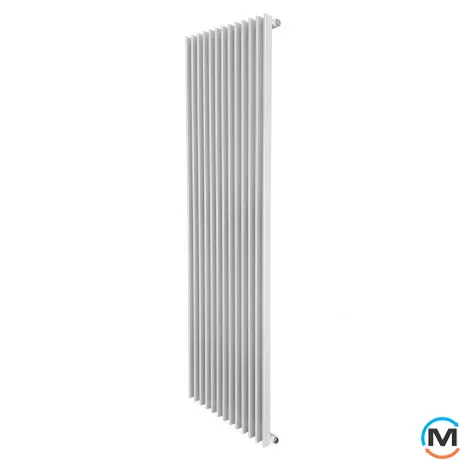 Радиатор ARTTIDESIGN Pesaro 13/1800/470/50 белый матовый вертикальный дизайнерский, Цвет: Белый, Глубина (мм): 200, Ширина (мм): 470, фото 