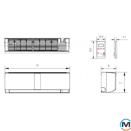 Кондиционер TCL TAC-09CHSA/XAB1 on-off WI-FI Ready, Площадь помещения (кв.м): 30, фото , изображение 6