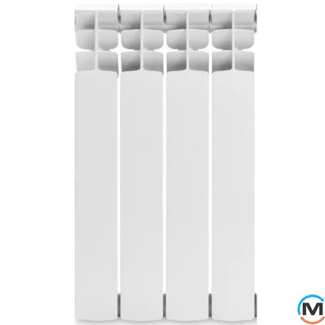 Биметаллический радиатор Mirado 96/500 (4 секции), Цвет: Белый, Кол-во секций: 4, фото 