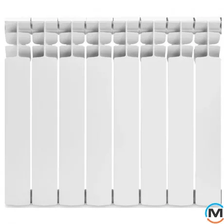 Биметаллический радиатор Mirado 96/500 (8 секций), Цвет: Белый, Кол-во секций: 8, фото 