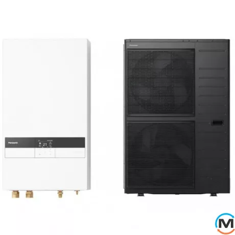 Тепловий насос Panasonic High Performance Серія K 16 кВт 3 фази ТЕН 9 кВт WH-UDZ16KE8/WH-SDC16K9E8, Теплова потужність (кВт): 16, Кількість/потужність ТЕНів: 1x9 кВт, фото 